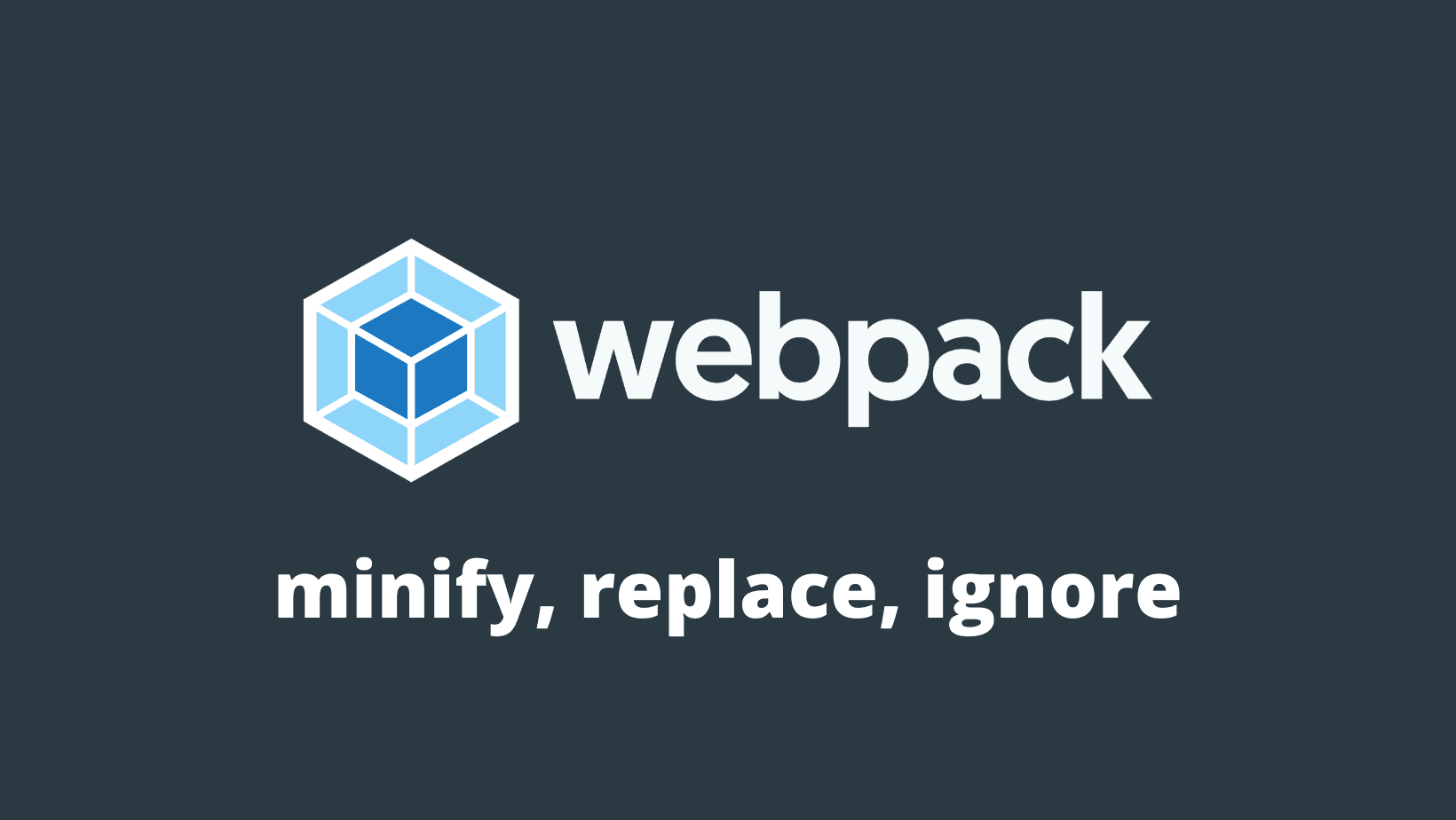 Minify your html, header css and more, using Webpack
