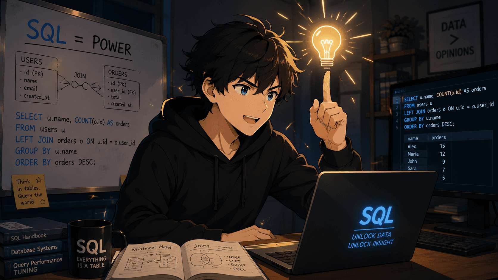 I can't remember SQL syntax